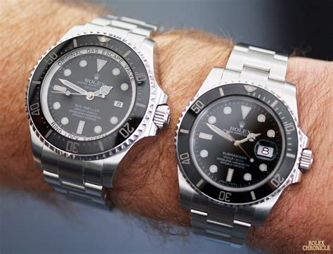 rolex submariner vs sea dweller 2014|Rolex Submariner deepsea.